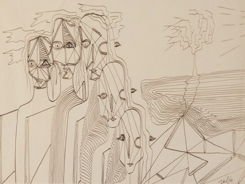Dibujo 12 del Pintor Galgo