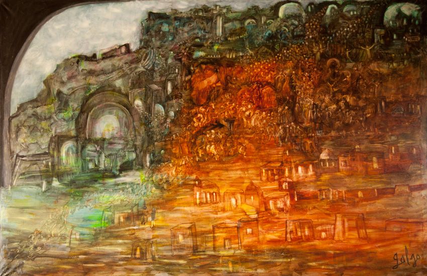 Obra 80-2 del Pintor Galgo
