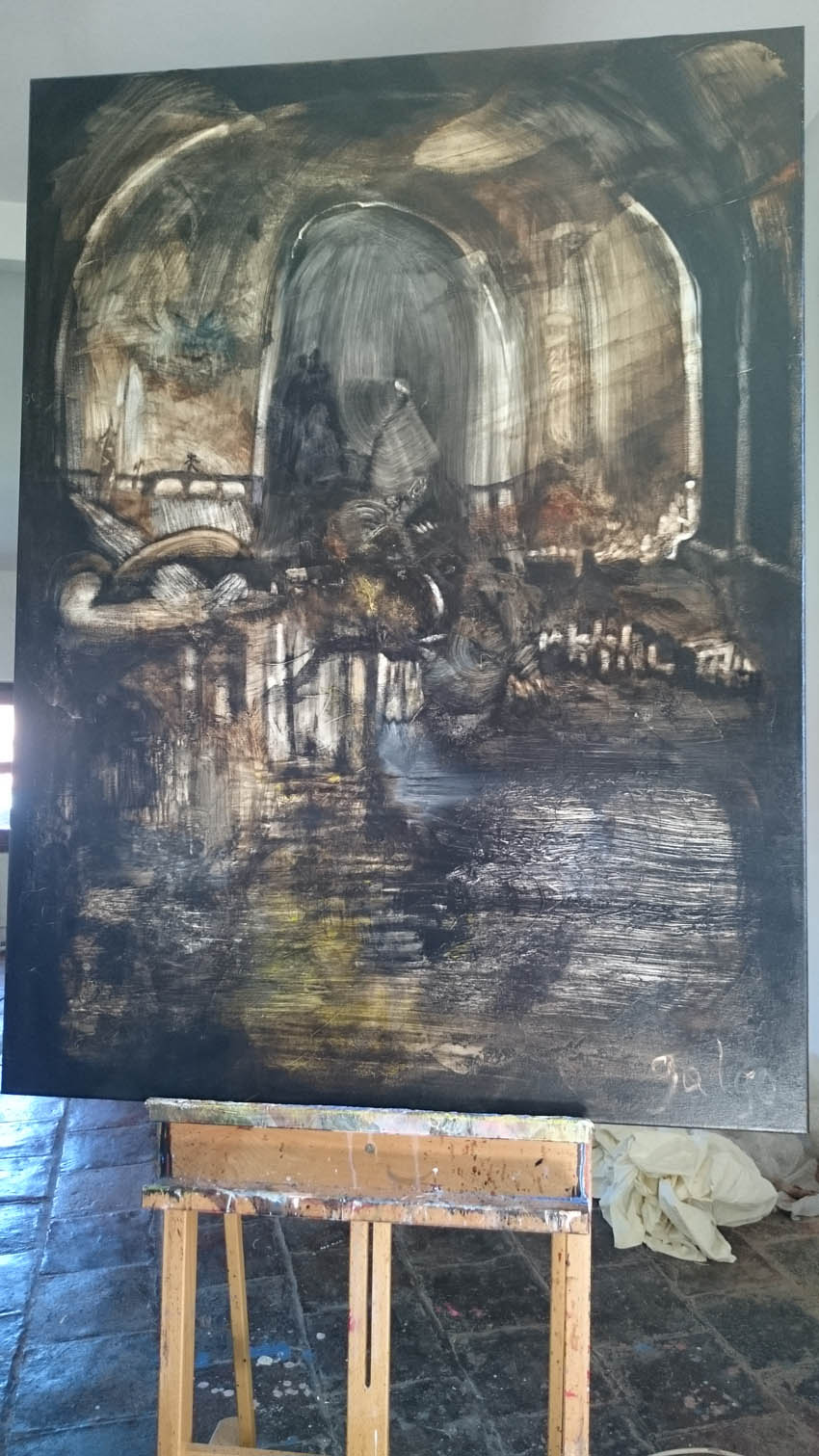 Obra 0897 del Pintor Galgo