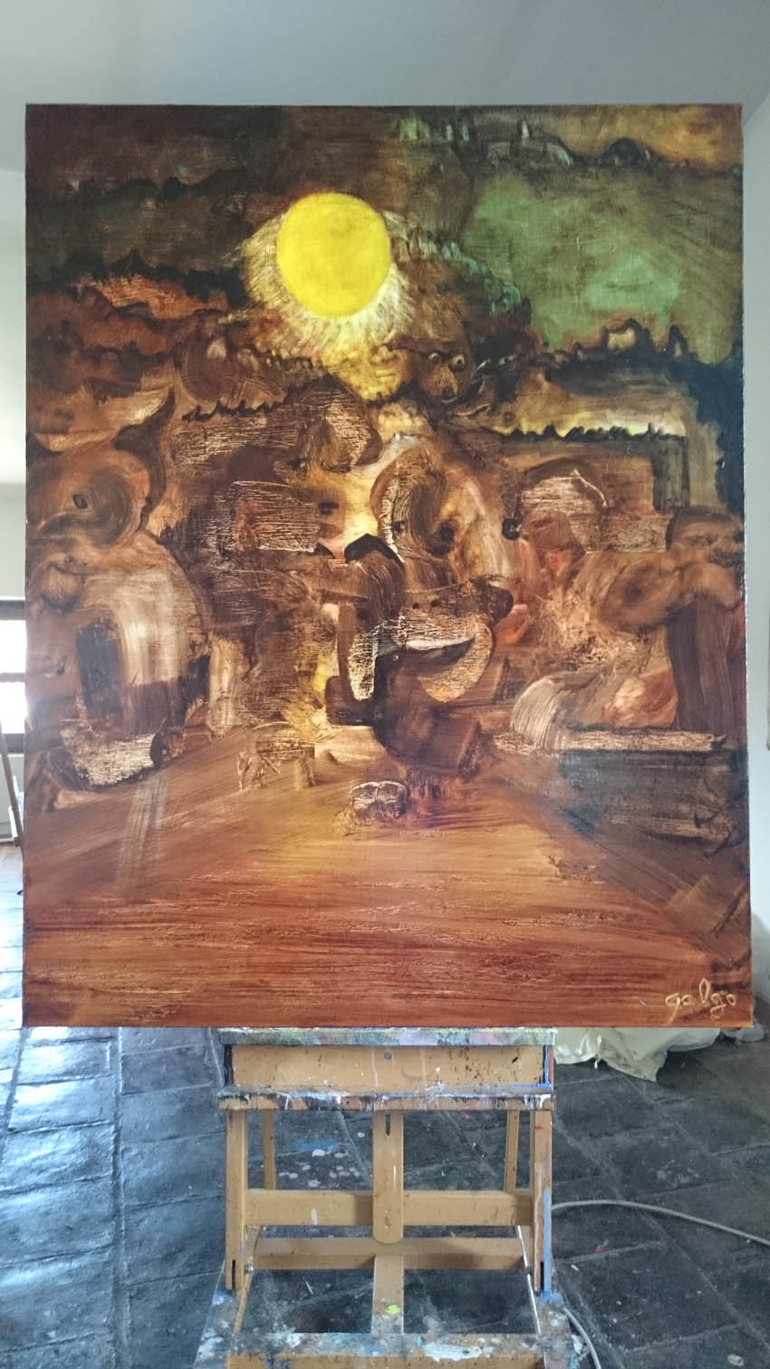 Obra 1263 del Pintor Galgo
